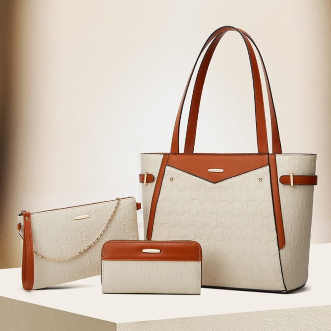 Vintage Fashion Women's Bag Three-Piece Set Handbags