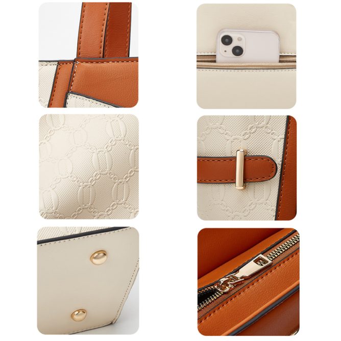 Vintage Fashion Women's Bag Three-Piece Set Handbags