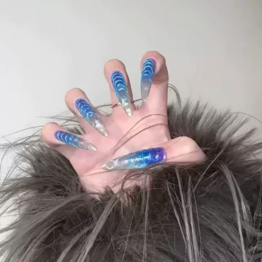 Nail Art of the Rift Sky Armor