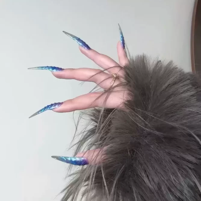 Nail Art of the Rift Sky Armor