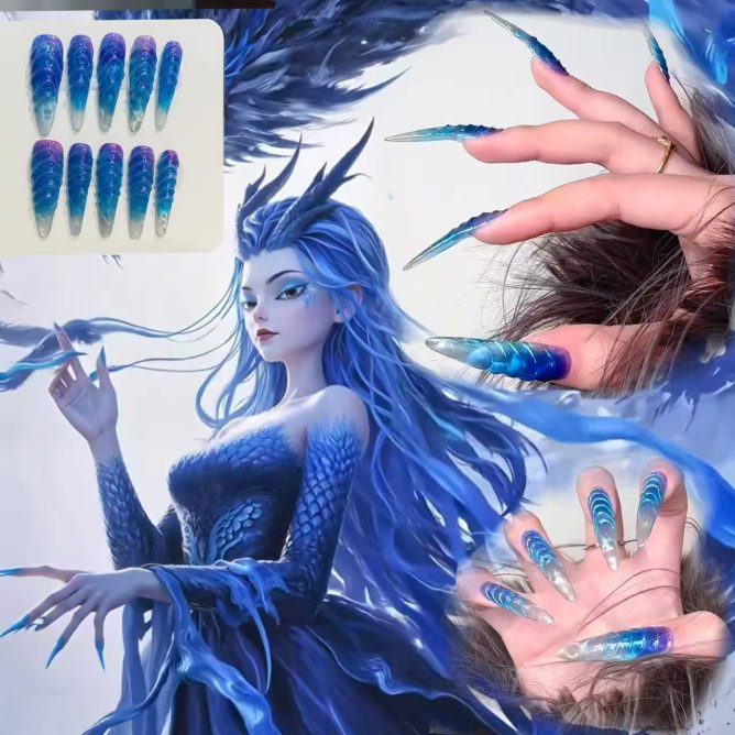 Nail Art of the Rift Sky Armor
